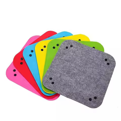 25*25cm Fabric Felt Folding Square Dice Tray Portable Quadrilateral Dice Box Board Games Dice Storag