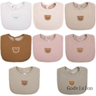 BB Baby Plush Cotton Feeding Bib Comfortable Burp Cloth Soft for Infants 0-3 Years