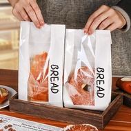 Ready Stock Alkali Water Toast Bread Bag Window Bagel Ouba Baguette Croissant Commercial Baking Pack