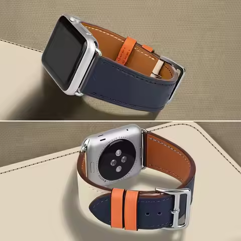 Single tour for Apple watch Hermes ultra2 band 49mm 44/45mm 38/40/41mm Leather bracelet iWatch serie