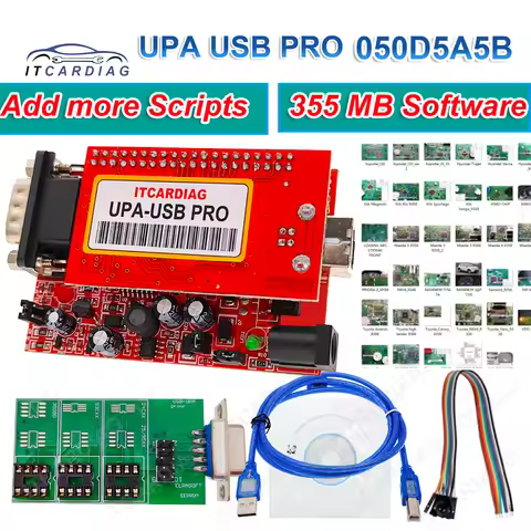 ITCARDIAG UPA USB PRO V1.3 NEC Programmer With 350MB Full Script Auto ECU Chip Tunning Tool SN : 050