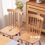 Solid Wood Back Chair Makeup Chair Wooden Chair Nordic Household Luxury Book Chair Chair Dining Chai