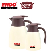 ENDO Double Layer Stainless Steel Vacuum Insulated Thermal Handy Jug [1L/ 1.5L] / *Colours GIven at Random