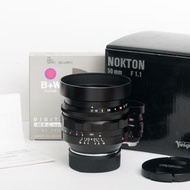 😊 Like new - Voigtlander 50mm f1.1 for Leica M mount