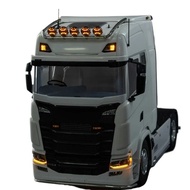 LED 1 Pair Roof Built-in Light for 1/14 Tamiya RC Truck Scania 770S 56368