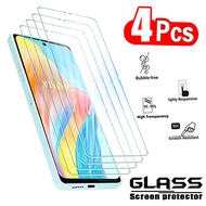 4Pcs Tempered Glass For Oppo A79 A59 A38 A58 A78 4G A98 5G A53s A73 A93 A17 Screen Protectors Protec