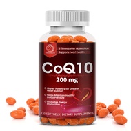 BBEEAAUU CoQ10-200mg 120 Capsules, CoQ10-300mg Capsules: Enhances Heart Health, Provides Antioxidant
