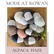 MODE at ROWAN Alpaca Haze Yarn Size 25g. Made in Romania (M100004) Alpaca Wool Yarn