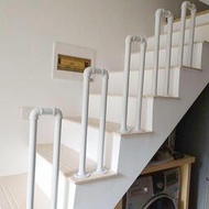 [樂營五金]工業風U型欄桿家用圍欄室內樓梯扶手護欄閣樓走廊幼兒園簡約現代