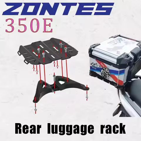 New Fit E350 Motorcycle Original Accessories Rear Rack Luggage Rack Bracket For ZONTES 350E 350 E