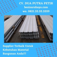 Atap Spandek galvalum atau seng gelombang 5 tebal 0.3 mm