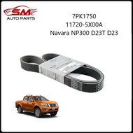 Fan Belt 7PK1750 - Nissan Navara D23T NP300 ( 11720-5X00A ) D23