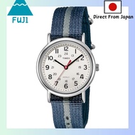 [Timex] Weekender T2N654 TIMEX Brass Mineral Glass Nylon Cream Watch