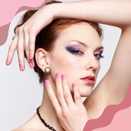 Maitys 720 Pieces 30 Sets Medium Square Nails Artificial Fake Nails Ballerina Press on Nails Glossy 