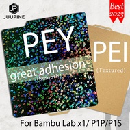 For Bambu Lab PEY Sheet Circle Smooth PEY Textured PEI Spring Steel Double Side PEI Sheet for Bambu 