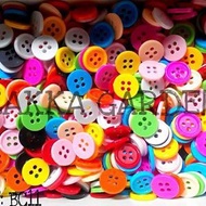 50pcs COLORFUL ROUND BUTTON 1.1CM