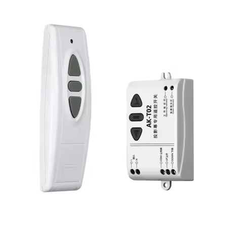 AK-T02 AC 220V Motor Wireless Remote Control Switch UP Down Stop Tubular Motor Controller Motor Forw
