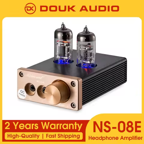 Nobsound Lastest 6J3 Vacuum Tube Integrated Amplifier Mini Audio HiFi Stereo Headphone Earset Amp Fr