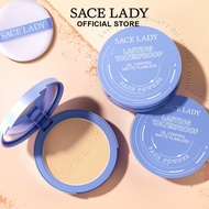 SACE LADY Compact Powder Lasting Waterproof Setting Powder Oil Control, Long Lasting