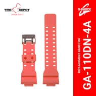 Casio G-Shock 10498150 Factory Replacement Strap Resin Band Red