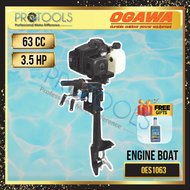OGAWA OES1063 2 STROKE BOAT ENGINE OUTBOARD MOTOR 63CC