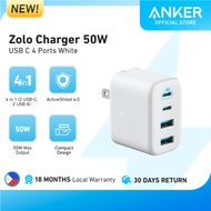 Anker Zolo USB C 50W 4-Port Charger Block for iPhone 17/16/15/14/13 Series, MacBook, iPad Anker Char