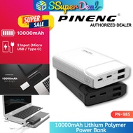 Authentic PINENG PN-985 10000mAh Lithium Polymer Power Bank