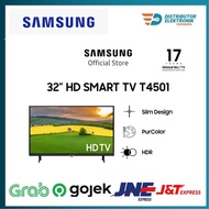 TV LED SAMSUNG 32 inch HD Smart TV 32T4501 T4501 dengan PurColor Garansi Resmi