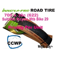 Innova Road Bike Tire – 700 x 38C Skinwall (1 Pc)