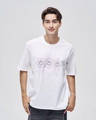 Niyom Jeans collection Woodstock : เสื้อยืด Oversize รุ่น TWS-006 สกรีนลาย ผ้าCotton ผ้ายืด