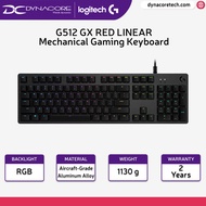 Logitech G512 CARBON LIGHTSYNC RGB Linear GX Red Mechanical Gaming Keyboard - 920-009372