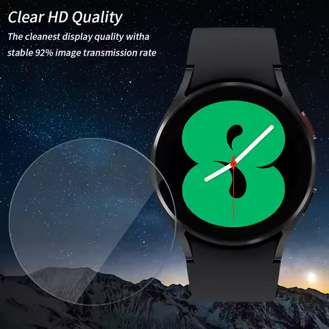 Tempered Glass Film for Samsung Galaxy Watch 4/5 40mm 44mm Watch 42mm 46mm HD Clear Screen Protector