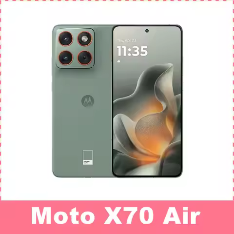 Motorola Moto X70 Air Snapdragon 7 (Gen4) 2.8GHz LPDDR5X 6.7Inch 1.5K 120Hz 3D VC 50MP 4800mAh