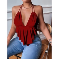 (Divesminis) Kaylea backless tank top backless top