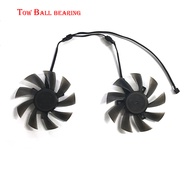 [nuohu] PLD09210S12HH T129215SU 88mm 4pin 0.5A RX570 580 GPU Fan For Radeon Aorus RX580/570 Gigabyte