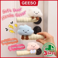 GEESO Soft Door Handle Cover Door Knob Protector Anti-collision Anti-static Protective Sleeve Protec