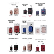 BIG SIZE 28"INCH + CABIN CARRY 20"INCH ABS TRAVEL LUGGAGE BAG SUITCASE SET / BEG BAGASI SIZE BESAR 2