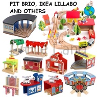 MEA Wooden Train Station Series / Train Station Accessories / Children Toy / Compatible with Brio Ik