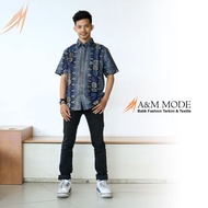 A&amp;m Fashion-Short Sleeve Tops/Men's BATIK Tops/Men's BATIK/Party BATIK/-Office BATIK