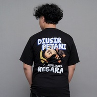 Kepstore Official - National Dipelihara Farmer's Distilled T-Shirt - Unisex 24s Combed Cotton Word T