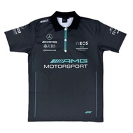 AMG MERCEDES COLLAR ZIP JERSEY