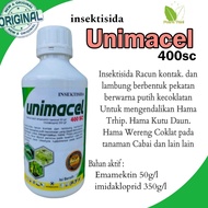 EMAMEKTIN IMIDALOPRID INSEKTISIDA UNIMACEL 400SC KONTAK SISTEMIK TANAMAN TANI UNIMACEL 1Liter 400sc