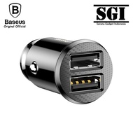 BASEUS Car Charger Grain 2 Dual USB Ports Saver Mini Car Charger White High Quality H4G0 modern car 