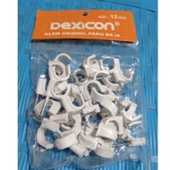 Cable Clamps+Concrete Steel Nails NO. 6mm, 7MM, 8MM, 9mm, 10MM & 12mm (Content 35pcs) Prc