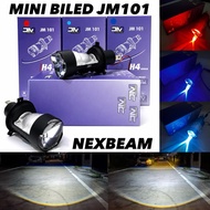 JM1 JM101 headlight - Mini biled socket h4 JM101 blue lens