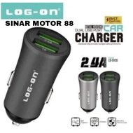 Log on - SV20 Saver Car 2 Output 2.4A MAX Fast Charging | Car Charger | Metal Car Charger
