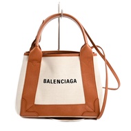 [二手] Balenciaga 海軍藍 Cabas XS 390346
