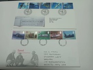 1997-98英國飛機汽車郵票首日封x2