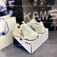 Giày Thể Thao MLB Chunky Runner Basic LA Dodgers Ivory Giày Thể Thao MLB Chunky Runer LA Xám Kem Ful
