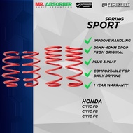 Spring Sport Civic Fd Fb Fc Honda Proexpert